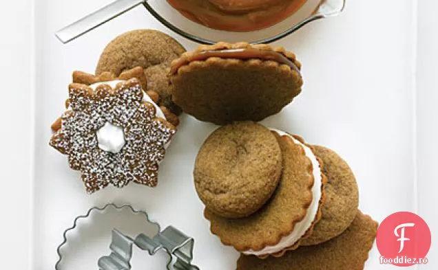 Cookie - uri de mestecat cu ghimbir cu zahăr și condimente