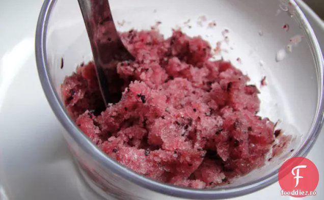 Gatiti cartea: afine Orange Basil Granita