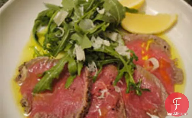 Gatiti cartea: Carpaccio de muschi de vita cu cimbru