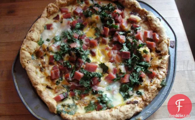 Slănină afumată grozavă, șuncă de țară și plăcintă cu varză murată