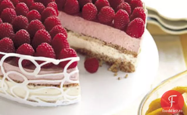 Tort Parfait cu zmeură și piersici