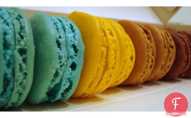 Gatiti cartea: macarons cu fistic
