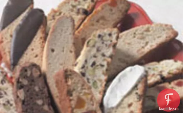 Biscuiți Serioși: Biscotti Cu Fistic-Cireșe
