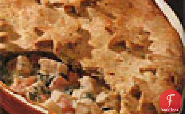 Plăcintă cu oală de legume cu pui și toamnă