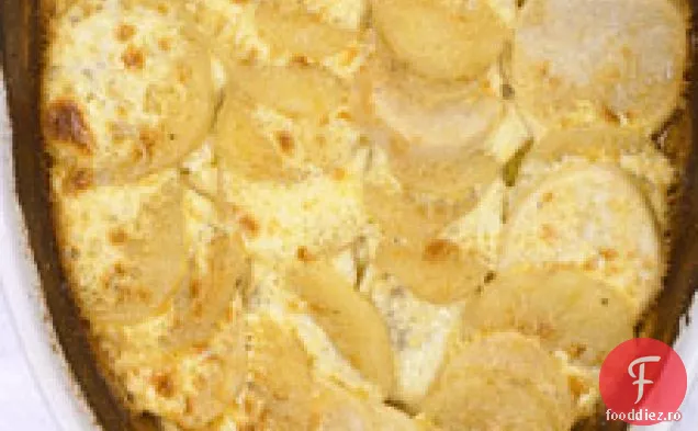 Gratin de cartofi și napi