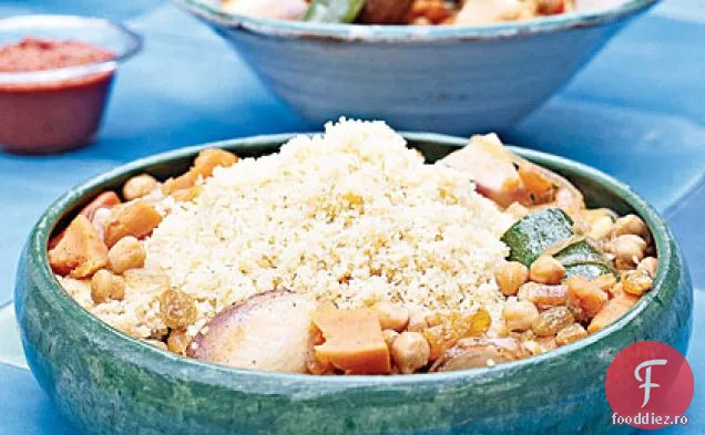 Cuscus cu legume de recoltare