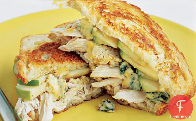 Sandvișuri de pui cu brânză topită