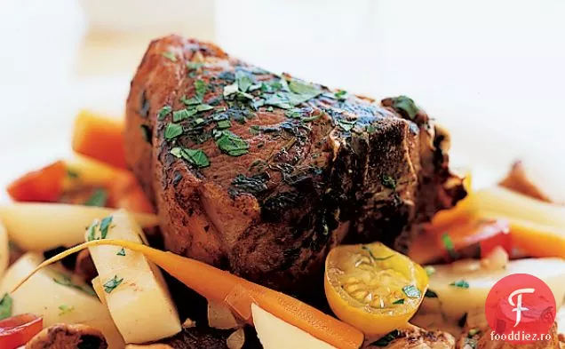 Cotlete de miel cu Ragou de legume