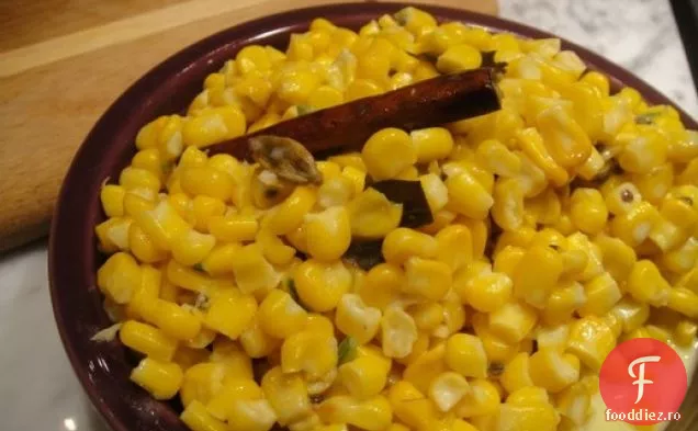 Gatiti cartea: porumb cu condimente aromate
