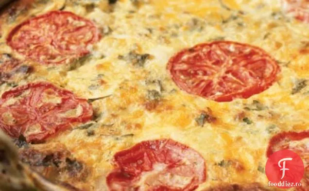 Quiche Fără Crustă De Legume De Grădină