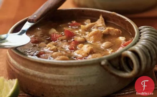 Fasole albă și Chili de curcan