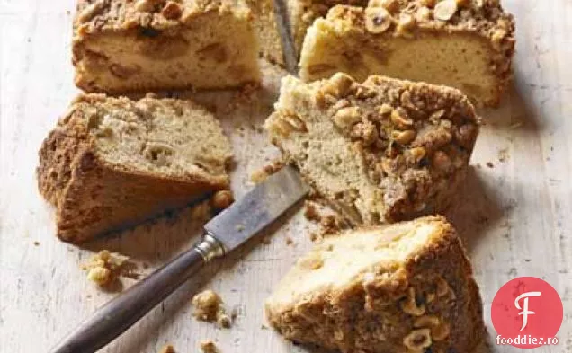 Tort de mere caramelizat cu topping de streusel