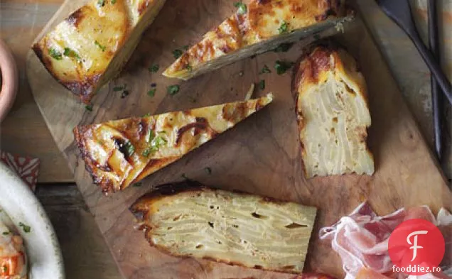 Tortilla de ceapă caramelizată