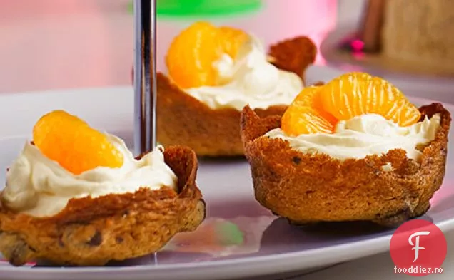 Mini torturi cu brânză choc-orange