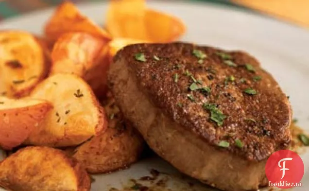 Filet mignon cu sos dulce de cafea Bourbon