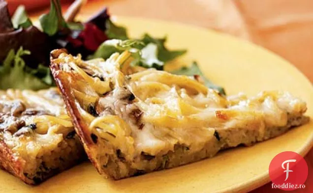 Frittata cu ciuperci, Linguine și busuioc