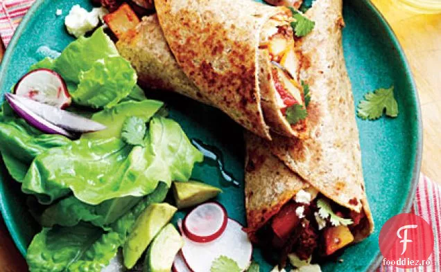 Burritos de cartofi, Chorizo și Chile verzi