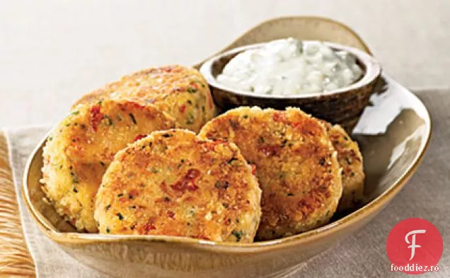 Torturi de Crab cu sos tartar jalape-Lime