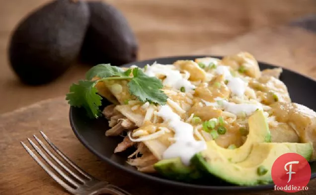 Enchiladas Verdes Con Pavo (Chile Verde Turcia Enchiladas)