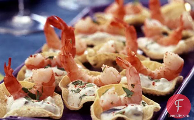 Poppadoms creveți picante