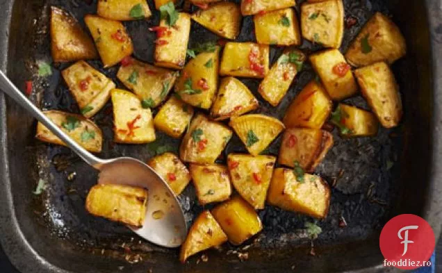 Suedez prăjit cu miere cu ardei iute și chimen