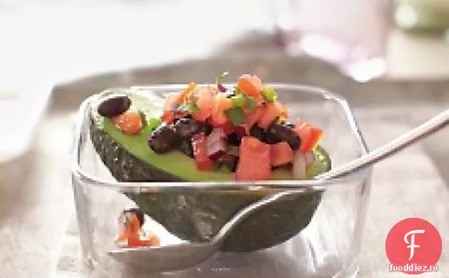 Avocado Cu Salsa De Fasole Neagră