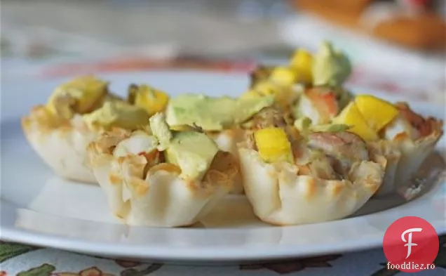 Cupe Ușoare De Mango Și Avocado Cu Creveți