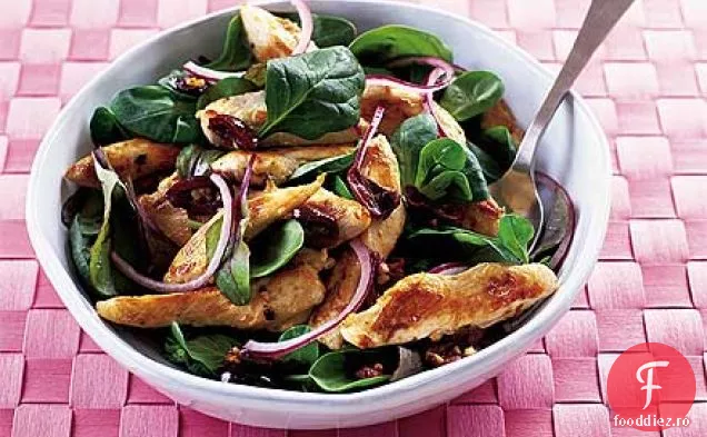 Salată caldă de pui cu lămâie și cimbru