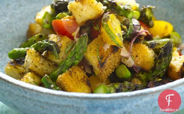 Panzanella Cu Sparanghel La Grătar