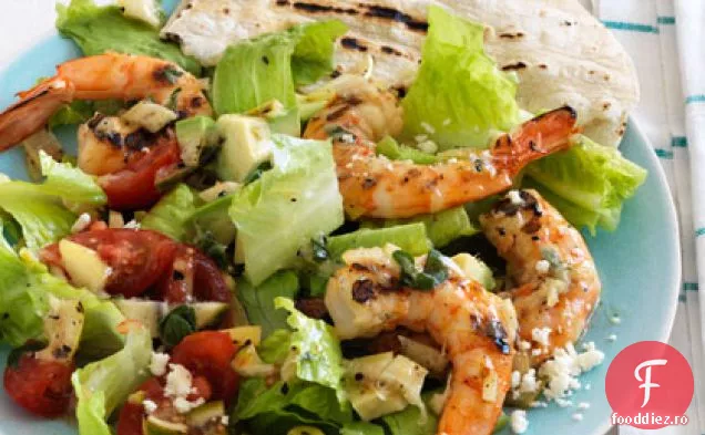 Salată De Taco Tocată Cu Creveți