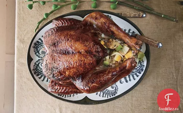 Curcan prăjit cu sare cu lămâie și Oregano