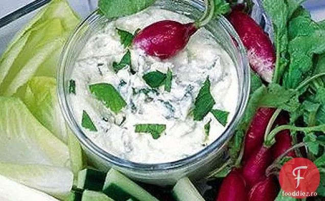 Herby feta & Lemon dip cu crudit 6s
