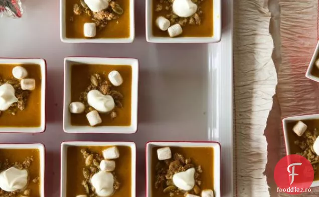 Supă savuroasă de plăcintă cu dovleac cu bezele de scorțișoară, Pepita Streusel și CR Fromformme fra fra Fromformche