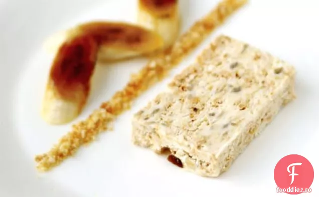 Parfait de banane și praline congelate
