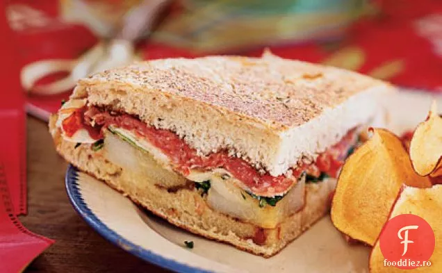 Pere, Pecorino și Prosciutto Panini