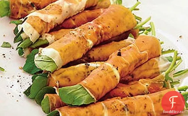 Prosciutto și role de rachete