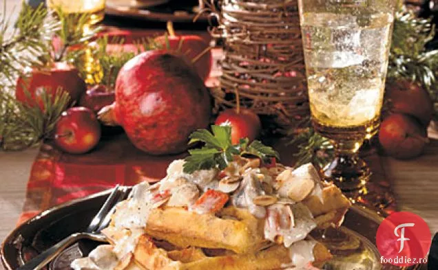 Crisp Cheddar-Vafe Din Făină De Porumb