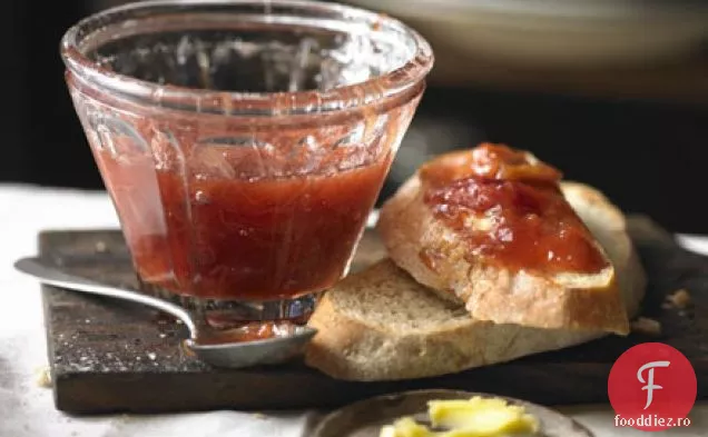 Rubarbă și gem de vanilie