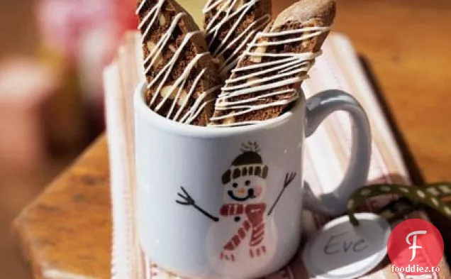 Ciocolată Albă-Cafea Caju Biscotti