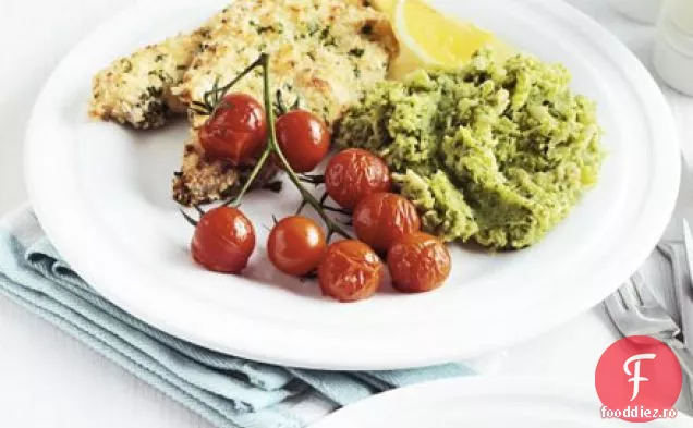Lemony zdrobit curcan cu broccoli-fasole sparge