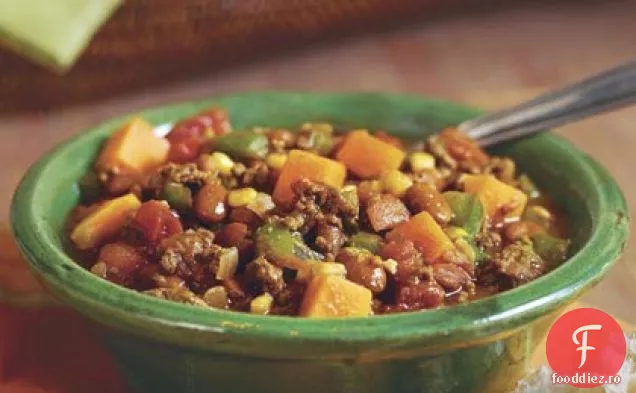 Chili de dovlecei de vită și Butternut