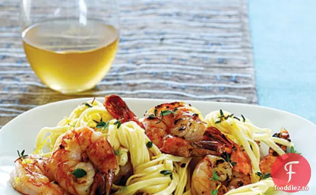Linguine cu creveți piperați