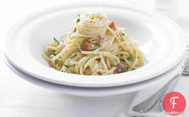 Transformarea finală: Spaghetti carbonara