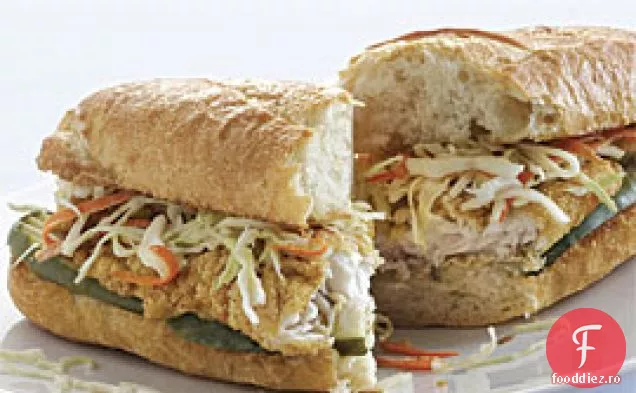 Crispy Catfish Po Boys