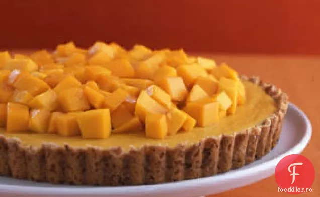 Tarta de Mango cu crusta de cocos