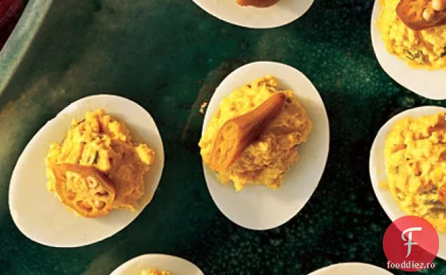 Ouă Creole Deviled