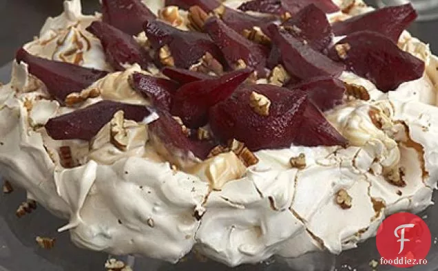 Bezea caramele Pecan cu pere fierte