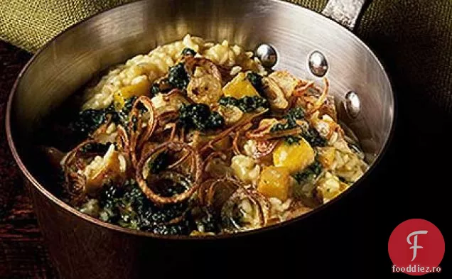 Risotto de dovleac usturoi