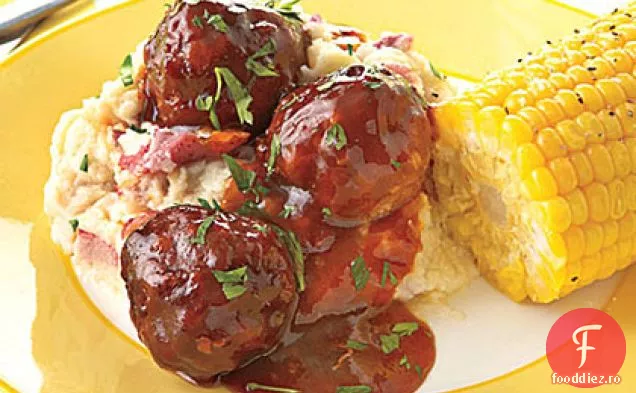 Chiftele de curcan cu grătar cu aragaz lent