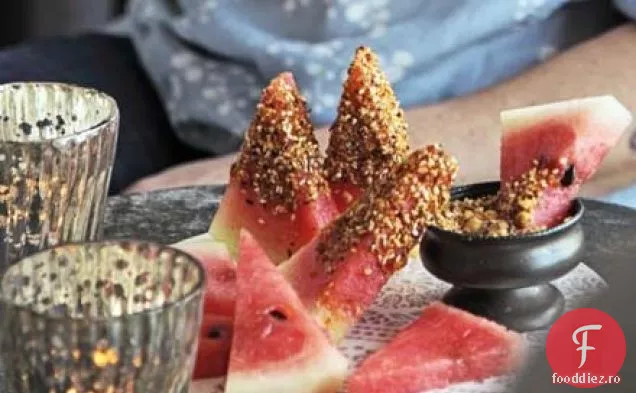 Pepene verde cu baie dukkah